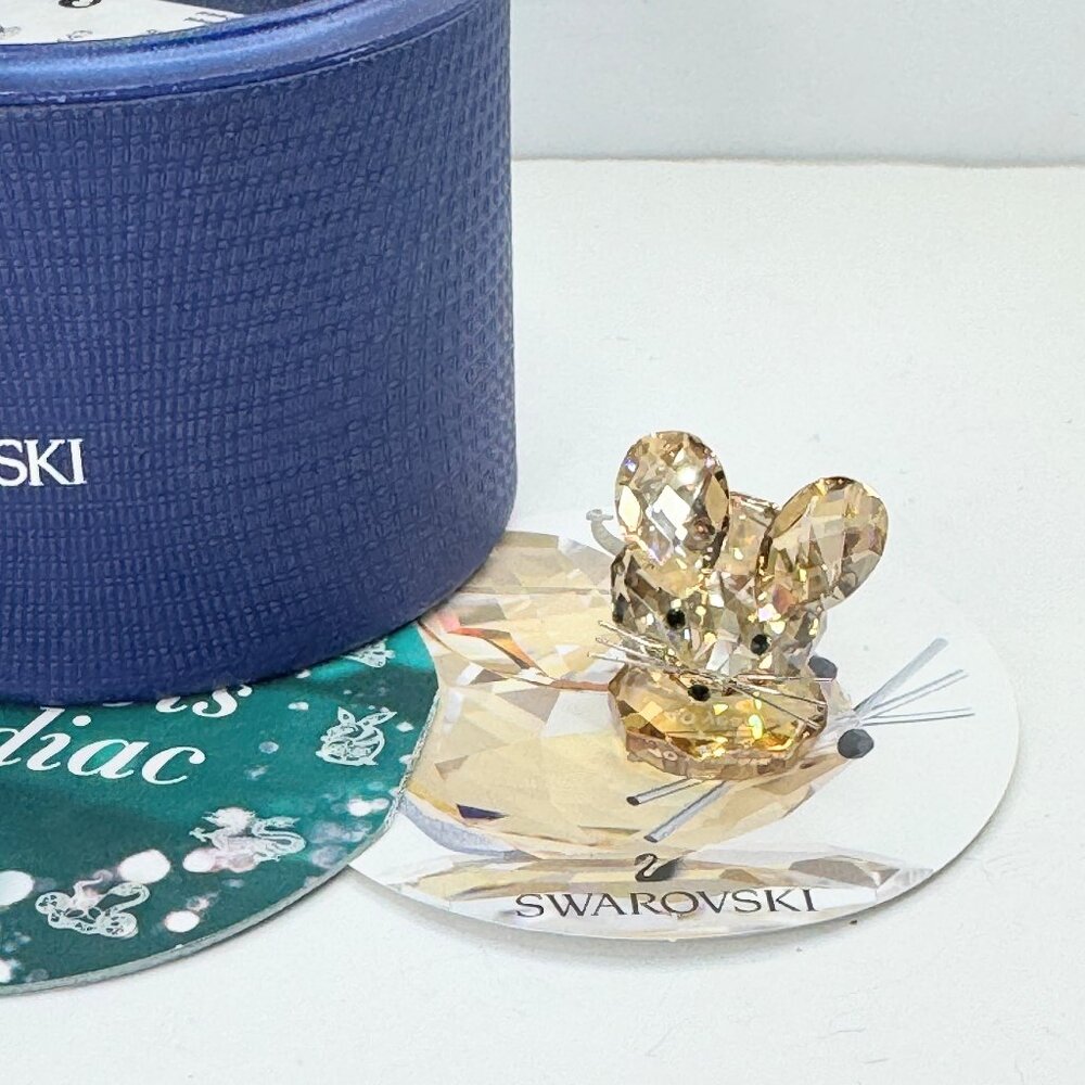 Swarovski Zodiac Replica Mouse - Limited Edition 2016 - Golden Shadow MIB S201